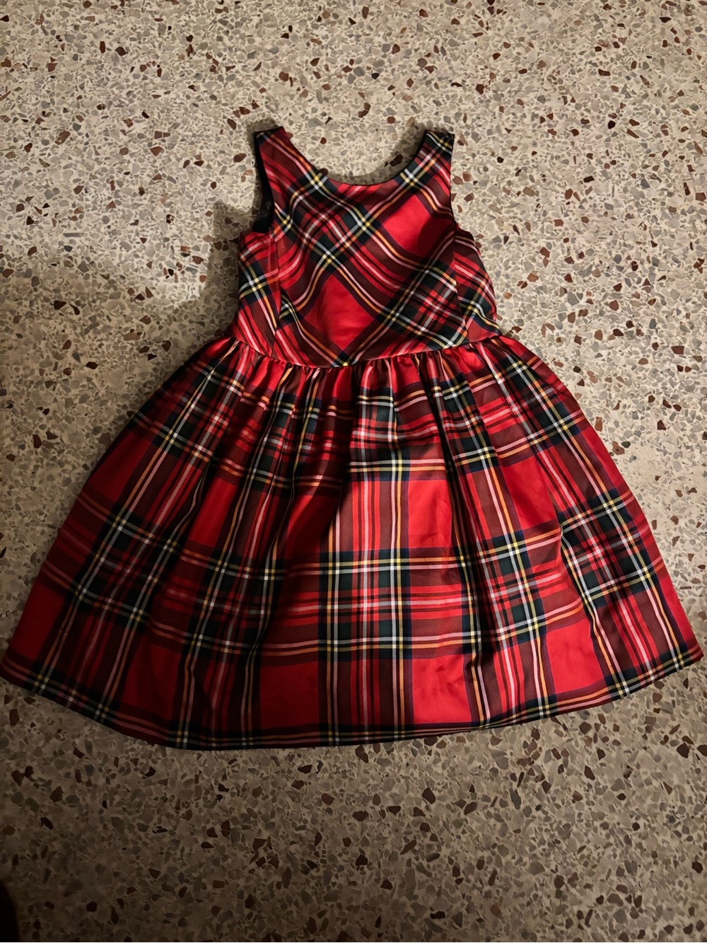 Ralph Lauren girls sleeveless plaid holiday dress 2/2T
